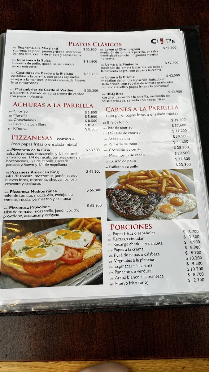 Restaurante Clapton Menu - Image 2