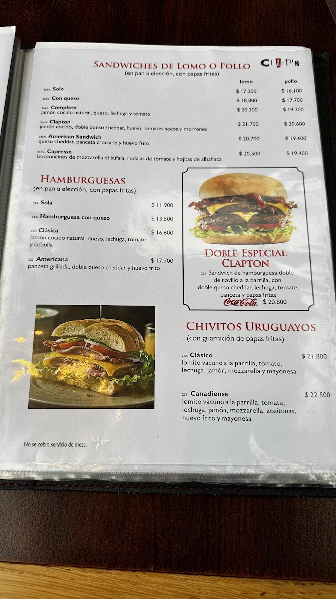 Restaurante Clapton Menu - Image 6